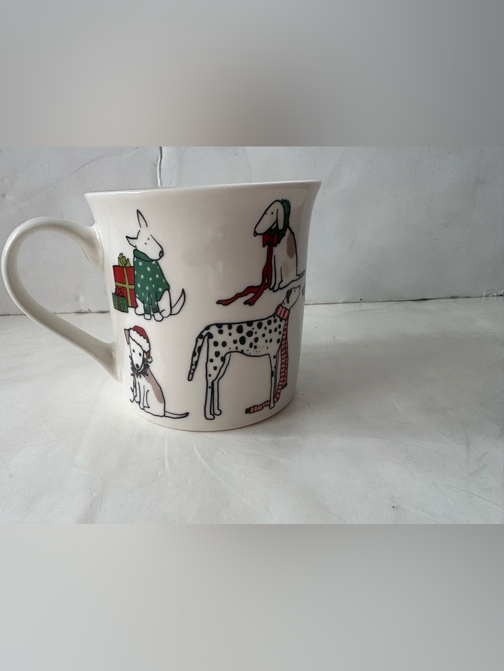 Abbott Collection Dogwood Street Holliday Christmas Cute Dog Coffee Mug